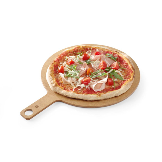 Hendi Pizzabrett mit Griff, ⌀406x(H)6mm 1 Hendi Pizzabrett mit Griff, ⌀406x(H)6mm