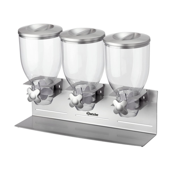 Bartscher Cerealienspender, 3-fach 3 Bartscher Cerealienspender, 3-fach