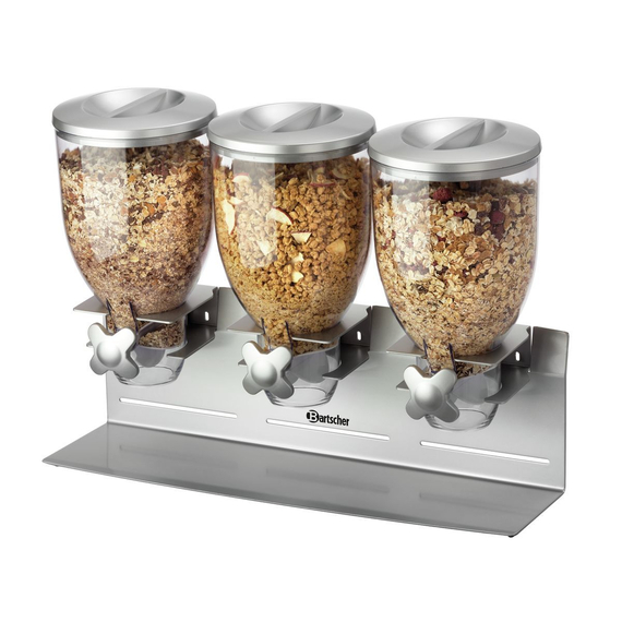 Bartscher Cerealienspender, 3-fach Bartscher Cerealienspender, 3-fach
