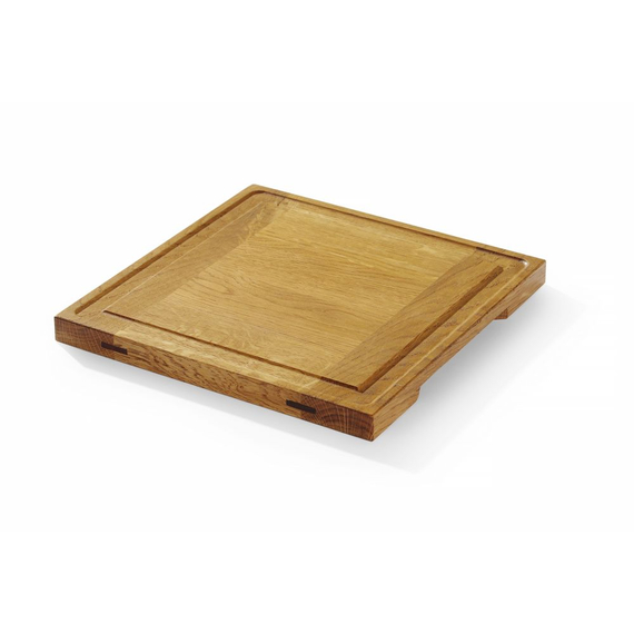 Hendi Servierbrett aus Eichenholz, 270x270x(H)20mm Hendi Servierbrett aus Eichenholz, 270x270x(H)20mm