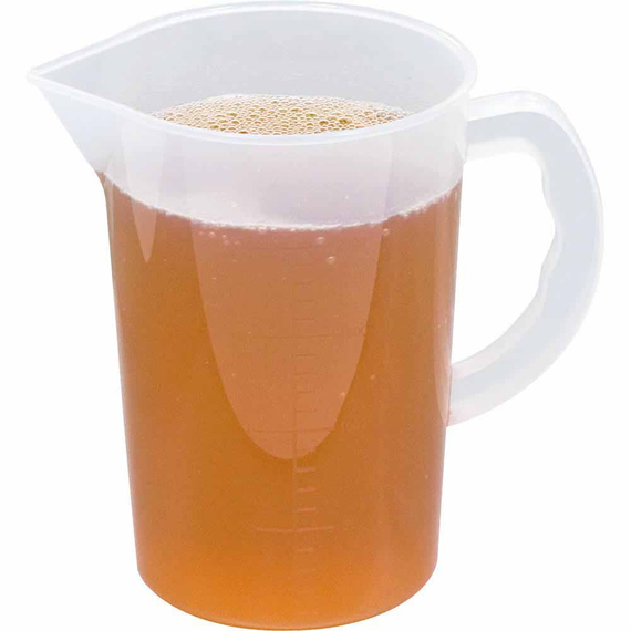 Messbecher aus Polypropylen, 0,5 Liter Messbecher aus Polypropylen, 0,5 Liter
