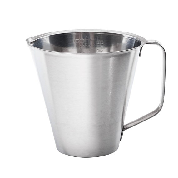 Messkanne aus Edelstahl, 1 Liter Messkanne aus Edelstahl, 1 Liter