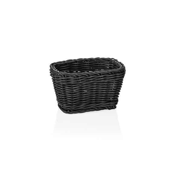 Weaver Pro Korb Tischkörbe, 17 x 11 x 9 cm, schwarz, Polypropylen Weaver Pro Korb Tischkörbe, 17 x 11 x 9 cm, schwarz, Polypropylen