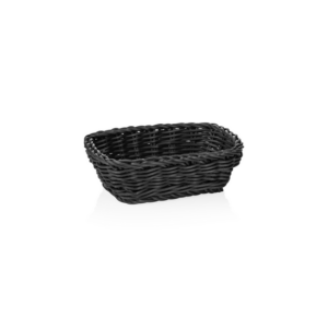Weaver Pro Korb Tischkörbe, 19 x 13 x 6 cm, schwarz, Polypropylen