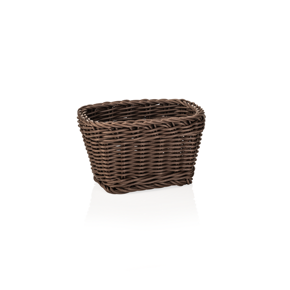 Weaver Pro Korb Tischkörbe, 17 x 11 x 9 cm, braun, Polypropylen Weaver Pro Korb Tischkörbe, 17 x 11 x 9 cm, braun, Polypropylen