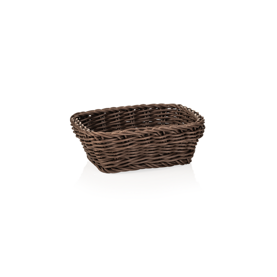 Weaver Pro Korb Tischkörbe, 19 x 13 x 6 cm, braun, Polypropylen Weaver Pro Korb Tischkörbe, 19 x 13 x 6 cm, braun, Polypropylen