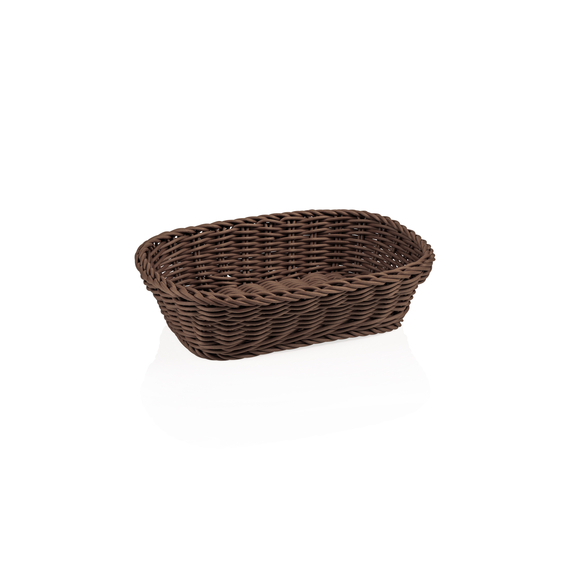 Weaver Pro Korb Tischkörbe, 26,5 x 19 x 7 cm, braun, Polypropylen Weaver Pro Korb Tischkörbe, 26,5 x 19 x 7 cm, braun, Polypropylen