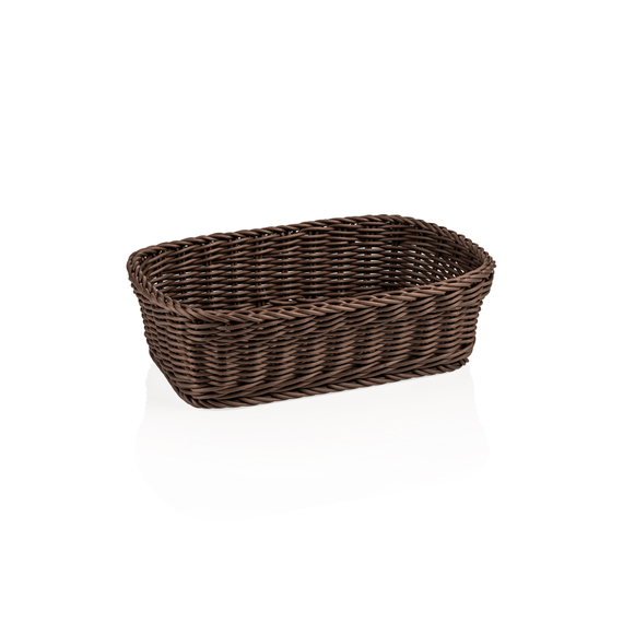 Weaver Pro Korb Tischkörbe, 31 x 21 x 9 cm, braun, Polypropylen Weaver Pro Korb Tischkörbe, 31 x 21 x 9 cm, braun, Polypropylen