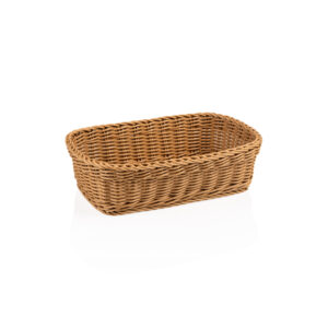 Weaver Pro Korb Tischkörbe, 31 x 21 x 9 cm, beige, Polypropylen