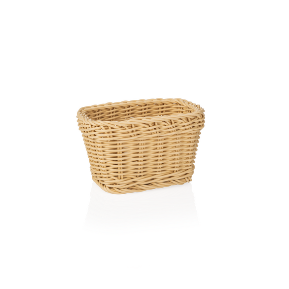 Weaver Pro Korb Tischkörbe, 17 x 11 x 9 cm, hellbeige, Polypropylen Weaver Pro Korb Tischkörbe, 17 x 11 x 9 cm, hellbeige, Polypropylen
