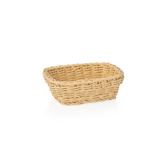 Weaver Pro Korb Tischkörbe, 19 x 13 x 6 cm, hellbeige, Polypropylen Weaver Pro Korb Tischkörbe, 19 x 13 x 6 cm, hellbeige, Polypropylen