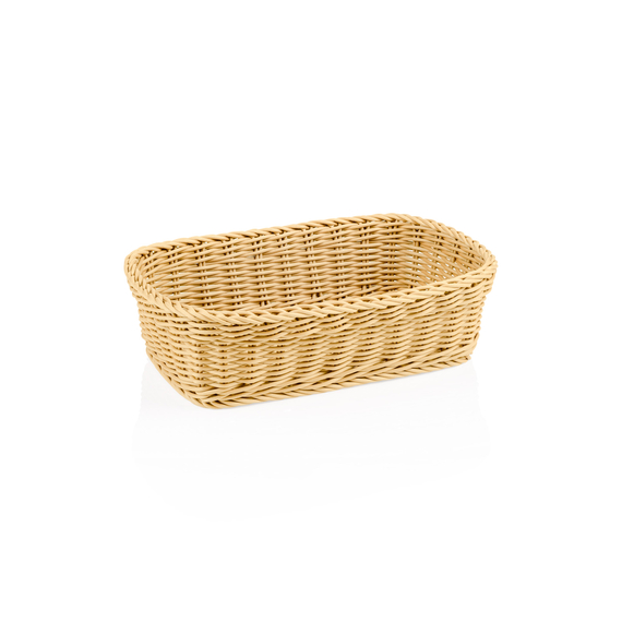 Weaver Pro Korb Tischkörbe, 31 x 21 x 9 cm, hellbeige, Polypropylen Weaver Pro Korb Tischkörbe, 31 x 21 x 9 cm, hellbeige, Polypropylen