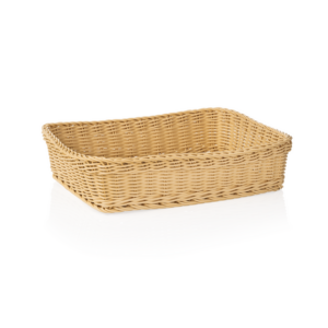 Weaver Pro Korb Systemkörbe, 40 x 30 x 10 cm, hellbeige, Polypropylen