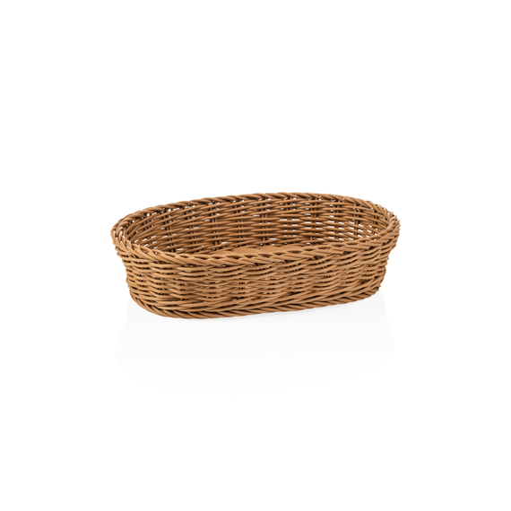Weaver Pro Korb Tischkörbe, 32 x 23 x 7 cm, oval, beige, Polypropylen Weaver Pro Korb Tischkörbe, 32 x 23 x 7 cm, oval, beige, Polypropylen