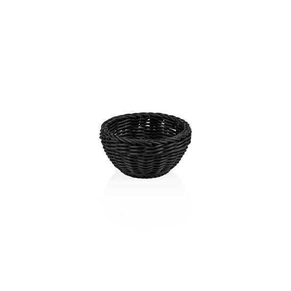 Weaver Pro Korb Tischkörbe, Ø 16 cm, Höhe 8 cm, schwarz, Polypropylen Weaver Pro Korb Tischkörbe, Ø 16 cm, Höhe 8 cm, schwarz, Polypropylen