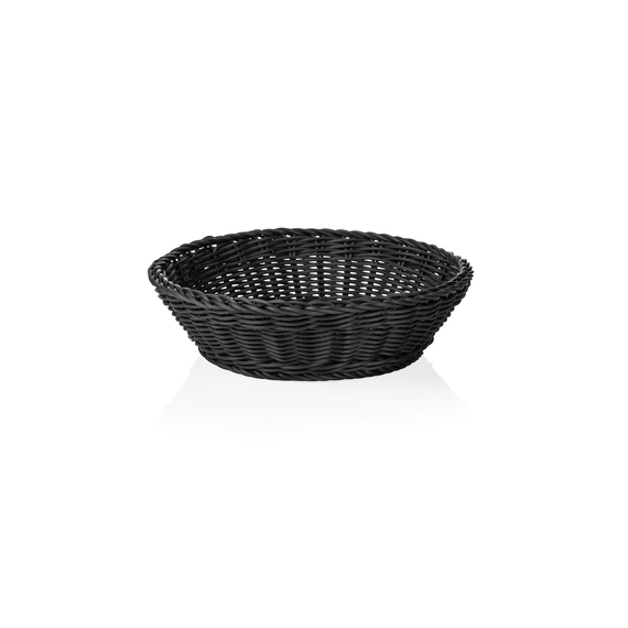Weaver Pro Korb Tischkörbe, Ø 29 cm, Höhe 7 cm, schwarz, Polypropylen Weaver Pro Korb Tischkörbe, Ø 29 cm, Höhe 7 cm, schwarz, Polypropylen