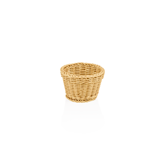 Weaver Pro Korb Tischkörbe, Ø 13 cm, Höhe 10 cm, oval, hellbeige, Polypropylen Weaver Pro Korb Tischkörbe, Ø 13 cm, Höhe 10 cm, oval, hellbeige, Polypropylen