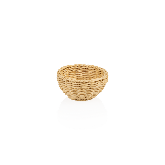 Weaver Pro Korb Tischkörbe, Ø 16 cm, Höhe 8 cm, hellbeige, Polypropylen Weaver Pro Korb Tischkörbe, Ø 16 cm, Höhe 8 cm, hellbeige, Polypropylen