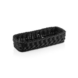 Weaver Pro Besteckkorb Systemkörbe, 27 x 10 x 5 cm, schwarz, Polypropylen
