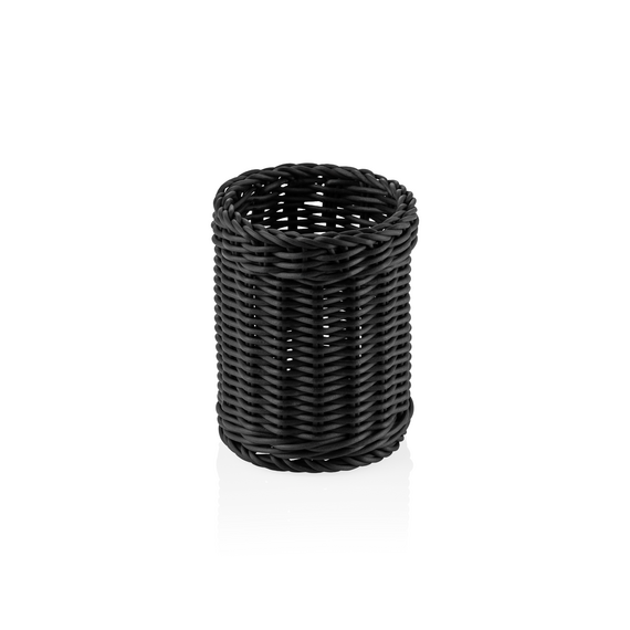 Weaver Pro Besteckkorb Systemkörbe, Ø 12 cm, Höhe 15 cm, schwarz, Polypropylen Weaver Pro Besteckkorb Systemkörbe, Ø 12 cm, Höhe 15 cm, schwarz, Polypropylen