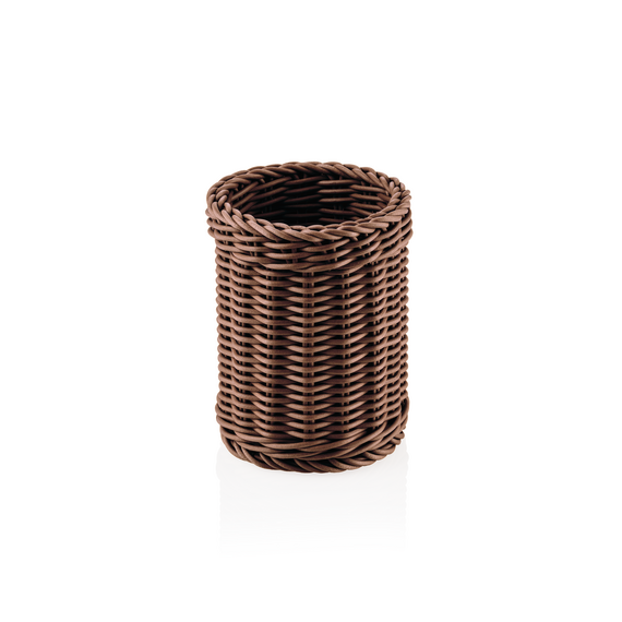 Weaver Pro Besteckkorb Systemkörbe, Ø 12 cm, Höhe 15 cm, braun, Polypropylen Weaver Pro Besteckkorb Systemkörbe, Ø 12 cm, Höhe 15 cm, braun, Polypropylen