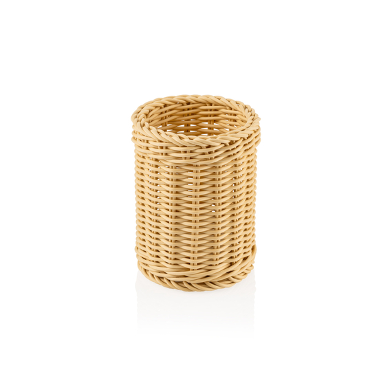 Weaver Pro Besteckkorb Systemkörbe, Ø 12 cm, Höhe 15 cm, hellbeige, Polypropylen Weaver Pro Besteckkorb Systemkörbe, Ø 12 cm, Höhe 15 cm, hellbeige, Polypropylen