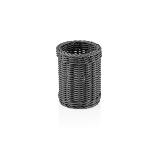Weaver Pro Besteckkorb Systemkörbe, Ø 12 cm, Höhe 15 cm, grau, Polypropylen