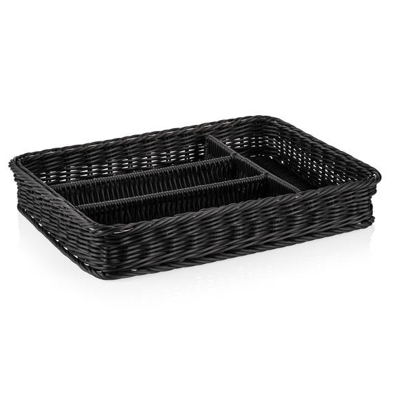 Weaver Pro Besteckkorb Systemkörbe, 40 x 30 x 6,5 cm, schwarz, Polypropylen Weaver Pro Besteckkorb Systemkörbe, 40 x 30 x 6,5 cm, schwarz, Polypropylen