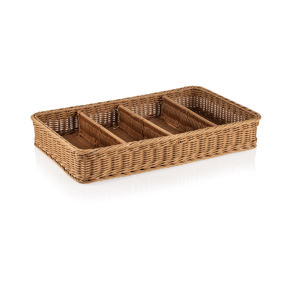 Weaver Pro GN Besteckkorb 1/1 Systemkörbe, beige, Polypropylen Weaver Pro GN Besteckkorb 1/1 Systemkörbe, beige, Polypropylen