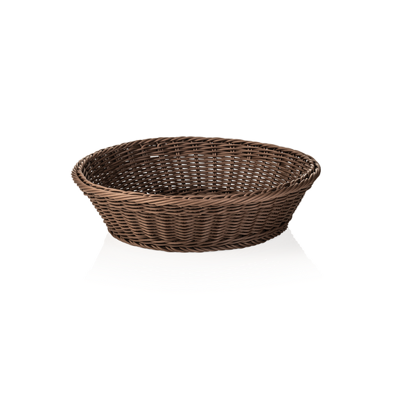 Weaver Pro Korb Systemkörbe, Ø 37 cm, Höhe 9 cm, braun, Polypropylen Weaver Pro Korb Systemkörbe, Ø 37 cm, Höhe 9 cm, braun, Polypropylen