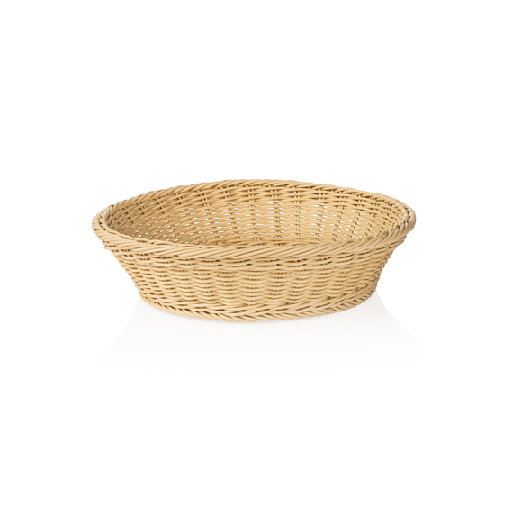 Weaver Pro Korb Systemkörbe, Ø 37 cm, Höhe 9 cm, hellbeige, Polypropylen Weaver Pro Korb Systemkörbe, Ø 37 cm, Höhe 9 cm, hellbeige, Polypropylen