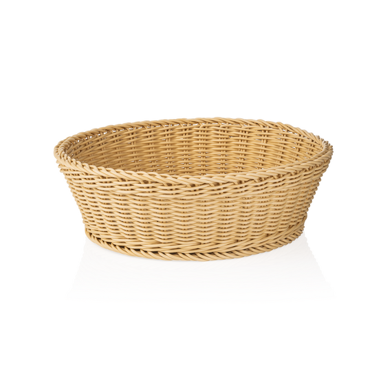 Weaver Pro Korb systemkörbe, Ø 42 cm, Höhe 12 cm, hellbeige, Polypropylen Weaver Pro Korb systemkörbe, Ø 42 cm, Höhe 12 cm, hellbeige, Polypropylen