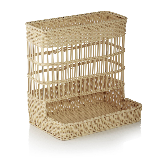 Weaver Pro Brötchenschütte Systemkörbe, 60 x 49 x 60,5 cm, hellbeige, Polypropylen Weaver Pro Brötchenschütte Systemkörbe, 60 x 49 x 60,5 cm, hellbeige, Polypropylen