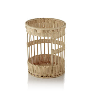 Weaver Pro Baguettekorb Systemkörbe, Ø 31 cm, Höhe 39 cm, hellbeige, Polypropylen