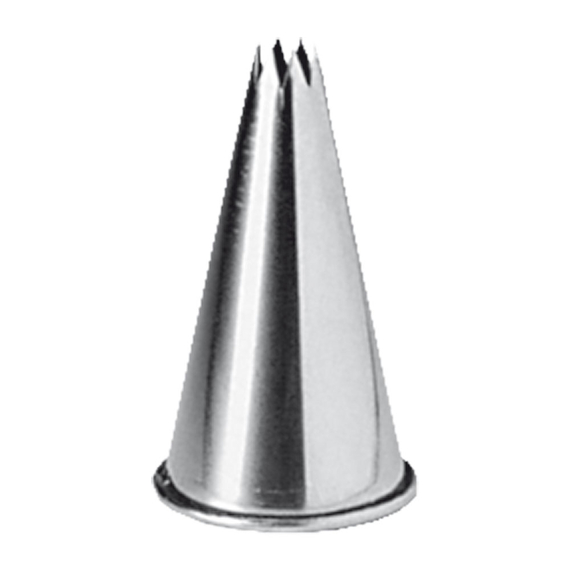 Sterntülle, Edelstahl, Ø 18 mm Sterntülle, Edelstahl, Ø 18 mm