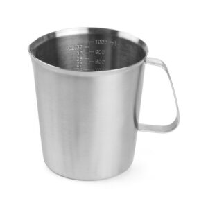 Hendi Messbecher, Edelstahl, 1L, ⌀120x(H)130mm