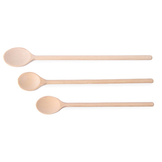 Hendi Holzlöffel - 3er-Set, verschiedene Größen, 3 Stk., (L)475mm Hendi Holzlöffel - 3er-Set, verschiedene Größen, 3 Stk., (L)475mm