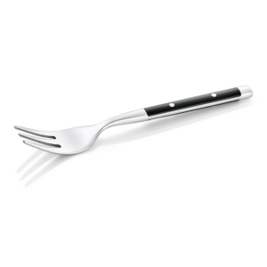 Was Germany Kuchengabel Set BISTRO TREND, 15 cm, mit Kunststoffgriff, Set á 12 Stück, Chromstahl 18/0