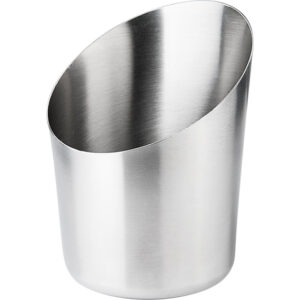 Servier-Becher Edelstahl Ø 88 mm, Höhe 110 mm, satiniert