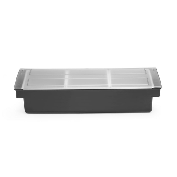 BarUp Zutatenbehälter – 3 Fächer, Schwarz, 480x150x(H)100mm 1 BarUp Zutatenbehälter – 3 Fächer, Schwarz, 480x150x(H)100mm