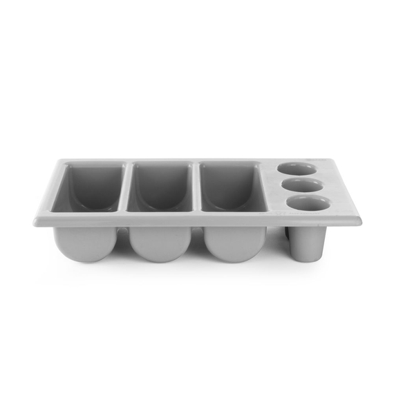 Hendi Besteckbehälter, Hellgrau, 530x325x(H)105mm Hendi Besteckbehälter, Hellgrau, 530x325x(H)105mm