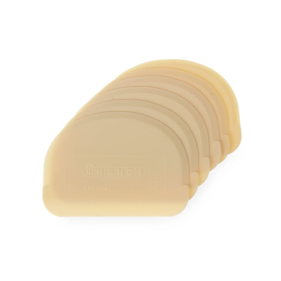 Hendi Teigschaber, flexibel - 6 Stk., 6 Stk., 120x88mm 1 Hendi Teigschaber, flexibel - 6 Stk., 6 Stk., 120x88mm