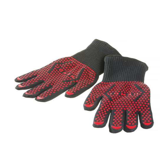 Hendi Grillhandschuhe hitzebeständig – 2 Stück, 2 Stk., (L)300mm 2 Hendi Grillhandschuhe hitzebeständig – 2 Stück, 2 Stk., (L)300mm