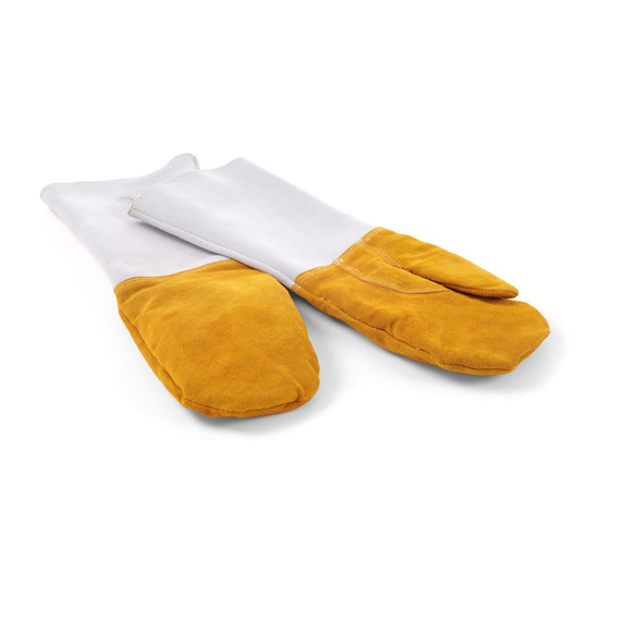 Hendi Leder-Grillhandschuhe hitzebeständig – 2 Stück, 2 Stk., (L)460mm Hendi Leder-Grillhandschuhe hitzebeständig – 2 Stück, 2 Stk., (L)460mm