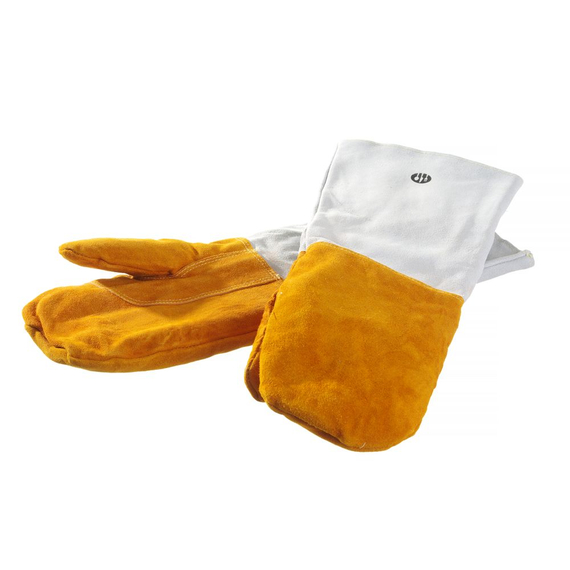 Hendi Leder-Grillhandschuhe hitzebeständig – 2 Stück, 2 Stk., (L)460mm 4 Hendi Leder-Grillhandschuhe hitzebeständig – 2 Stück, 2 Stk., (L)460mm