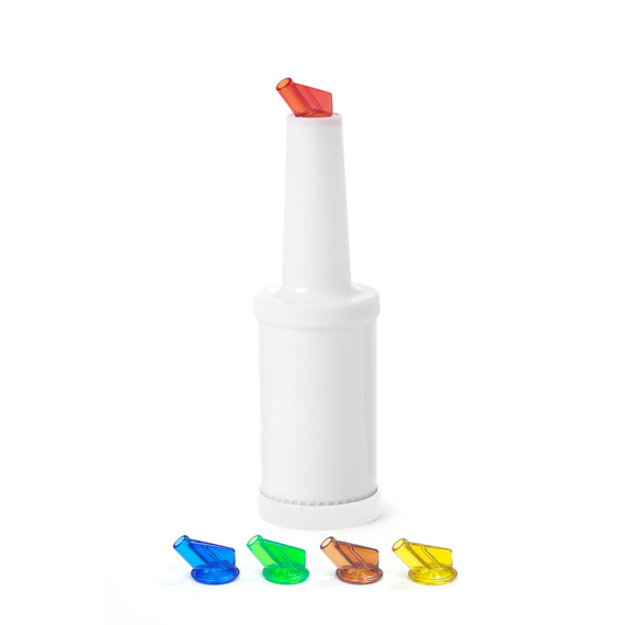 BarUp Dosier- und Aufbewahrungsflasche, 0,8L, Weiß, ⌀90x(H)300mm BarUp Dosier- und Aufbewahrungsflasche, 0,8L, Weiß, ⌀90x(H)300mm