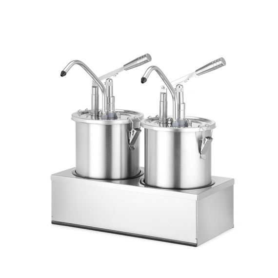 Hendi Saucenspender, Edelstahl, Zweier-Set, 9L, 400x200x(H)440mm 1 Hendi Saucenspender, Edelstahl, Zweier-Set, 9L, 400x200x(H)440mm
