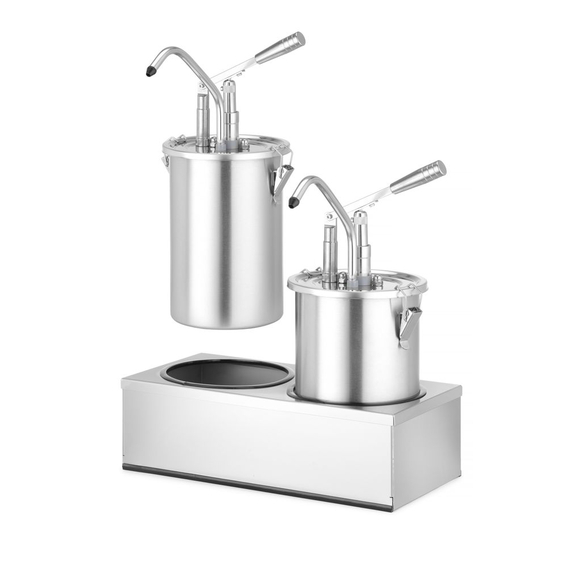 Hendi Saucenspender, Edelstahl, Zweier-Set, 9L, 400x200x(H)440mm 3 Hendi Saucenspender, Edelstahl, Zweier-Set, 9L, 400x200x(H)440mm