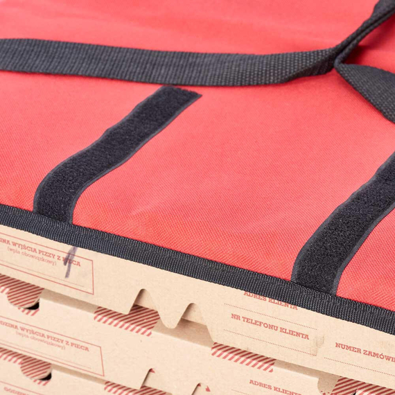 Pizza Transporttasche, 450x450x120 mm (BxTxH) 2 Pizza Transporttasche, 450x450x120 mm (BxTxH)