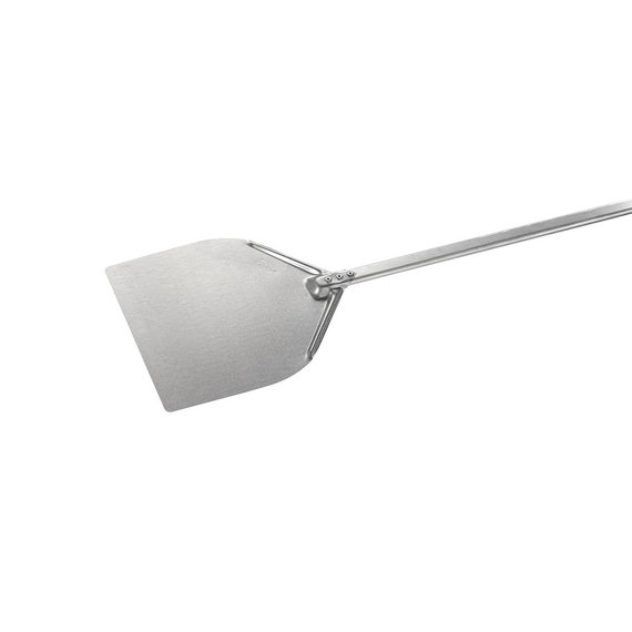 Pizzaschaufel aus Aluminium, eckige Schaufel 320x300 mm, Gesamtlänge 1520 mm Pizzaschaufel aus Aluminium, eckige Schaufel 320x300 mm, Gesamtlänge 1520 mm